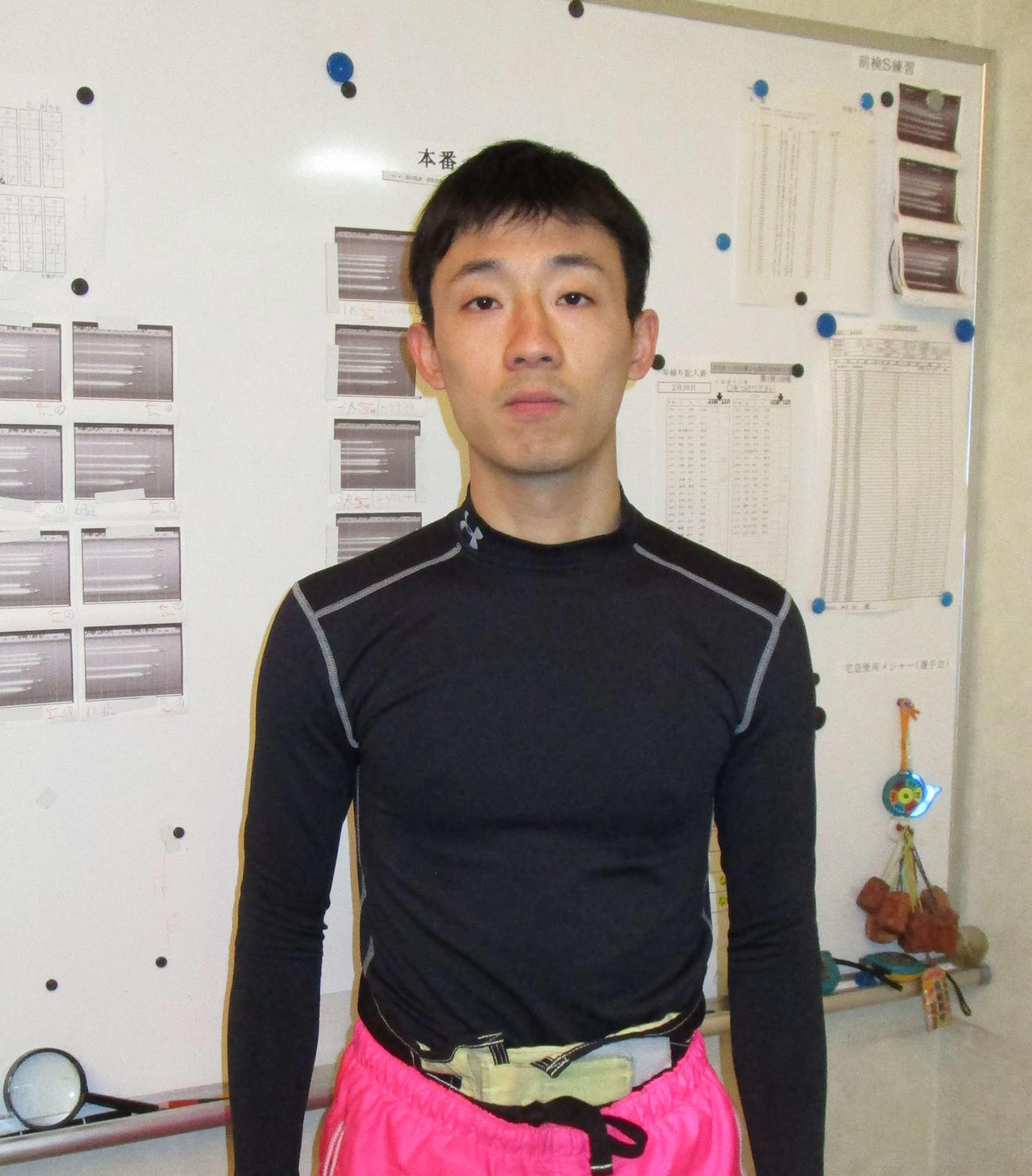 近況好調、白星発進した中野希一（撮影・安井雅彦）