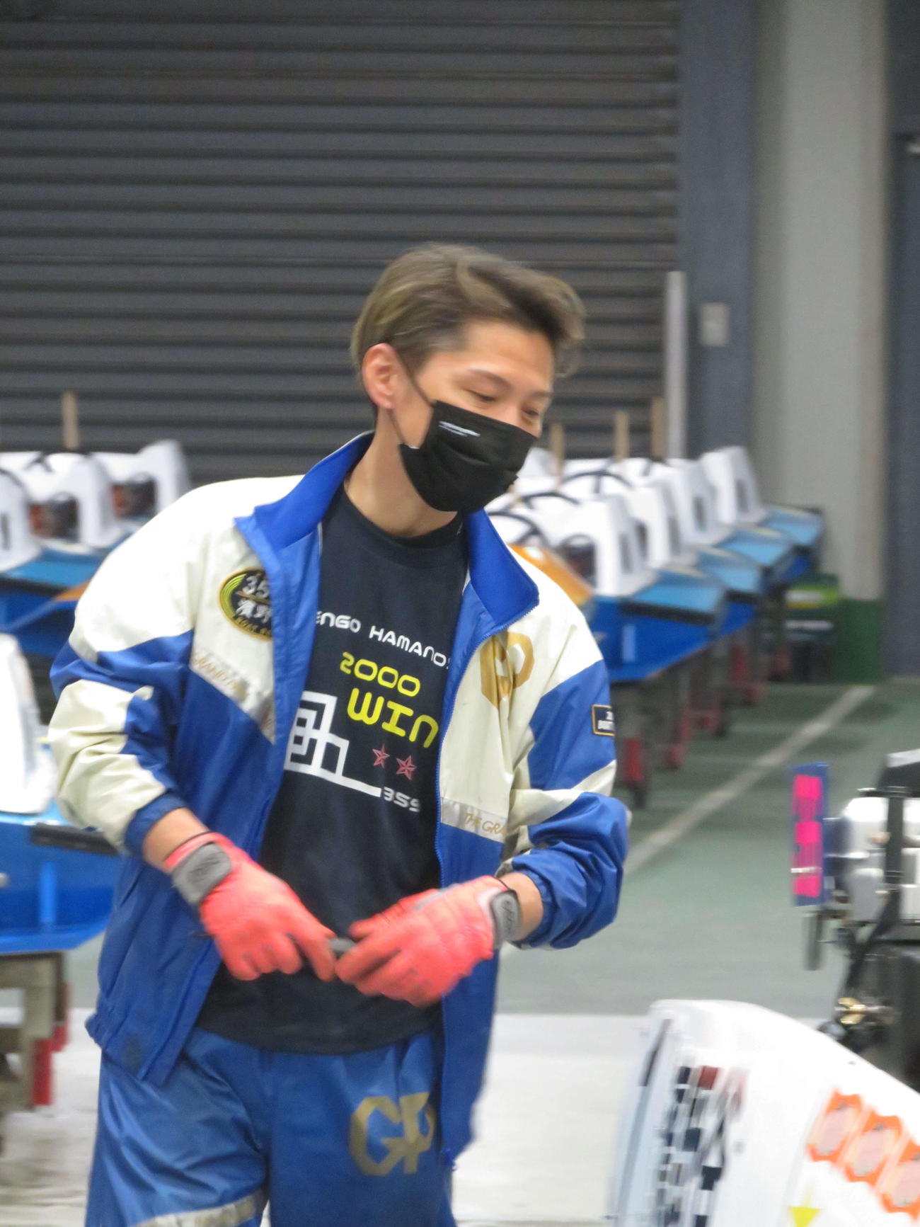 今年3度目の優勝を狙う浜野谷憲吾