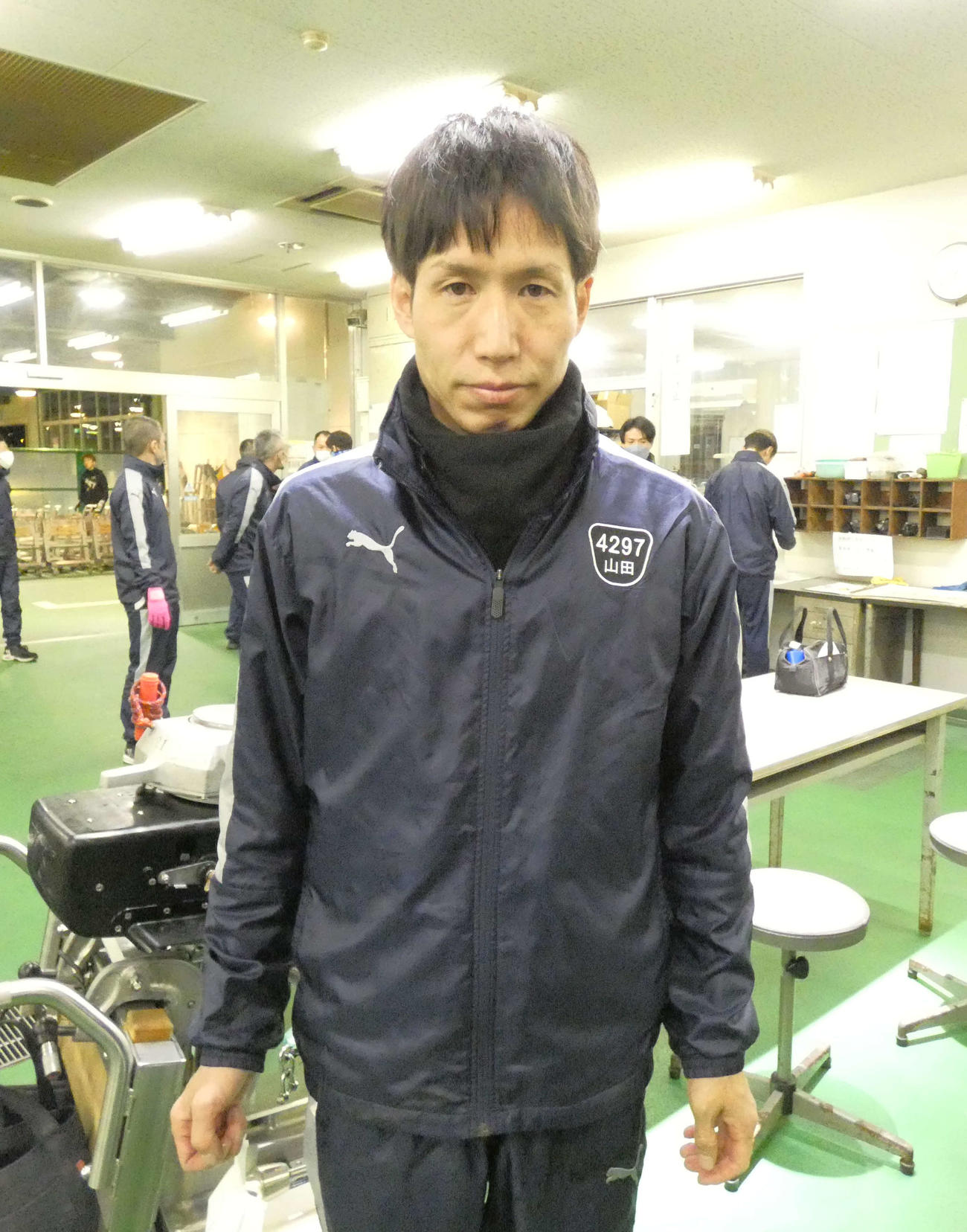 山田哲也は初日2、12Rに登場する（撮影・前原一樹）