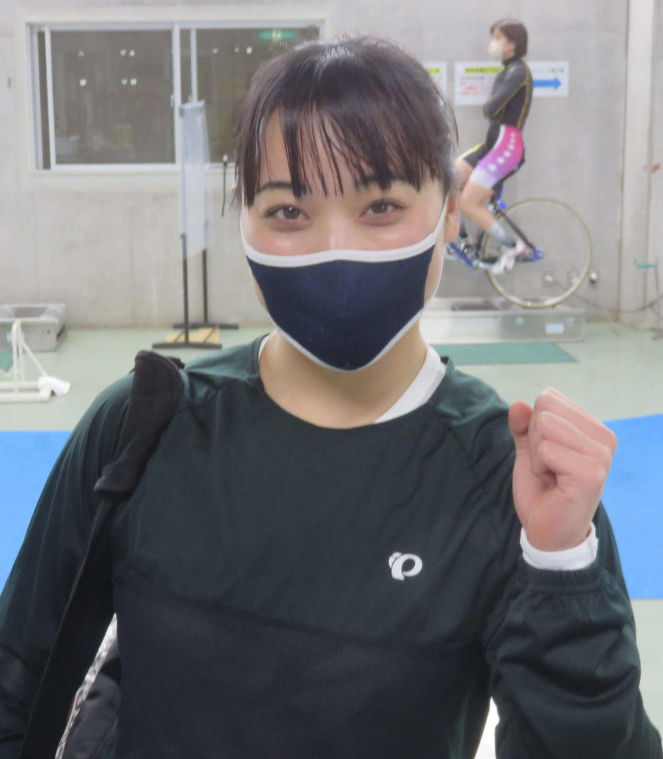 8時50分の発走でも元気いっぱいだった久米詩