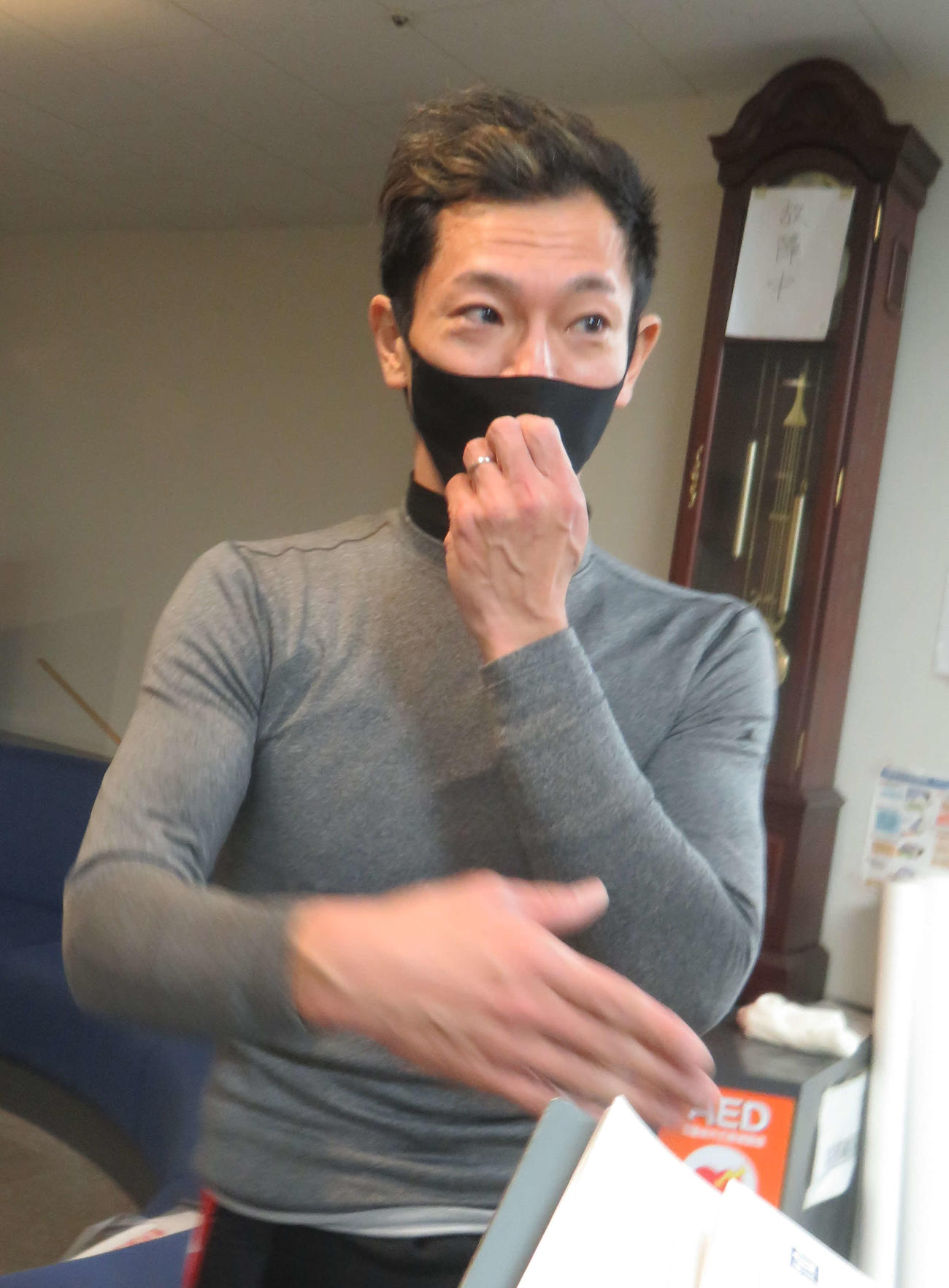 決勝に向けいろいろ試してみるという大森慶一（撮影・栗田文人）