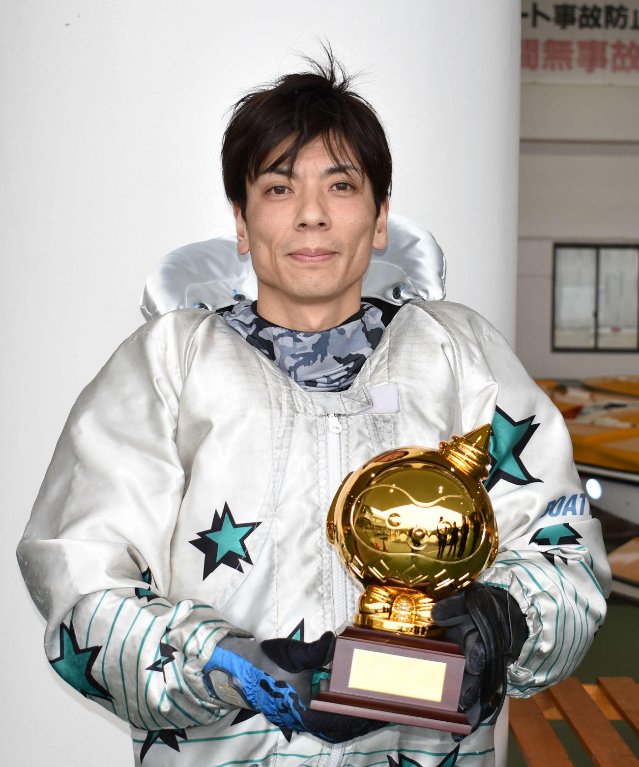 今年初優勝を飾った尾嶋一広（撮影・浦田由紀夫）