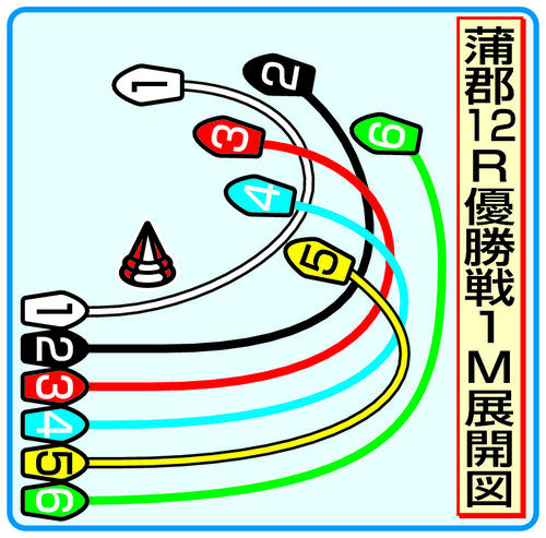 レディースオールスター優勝戦1M展開図