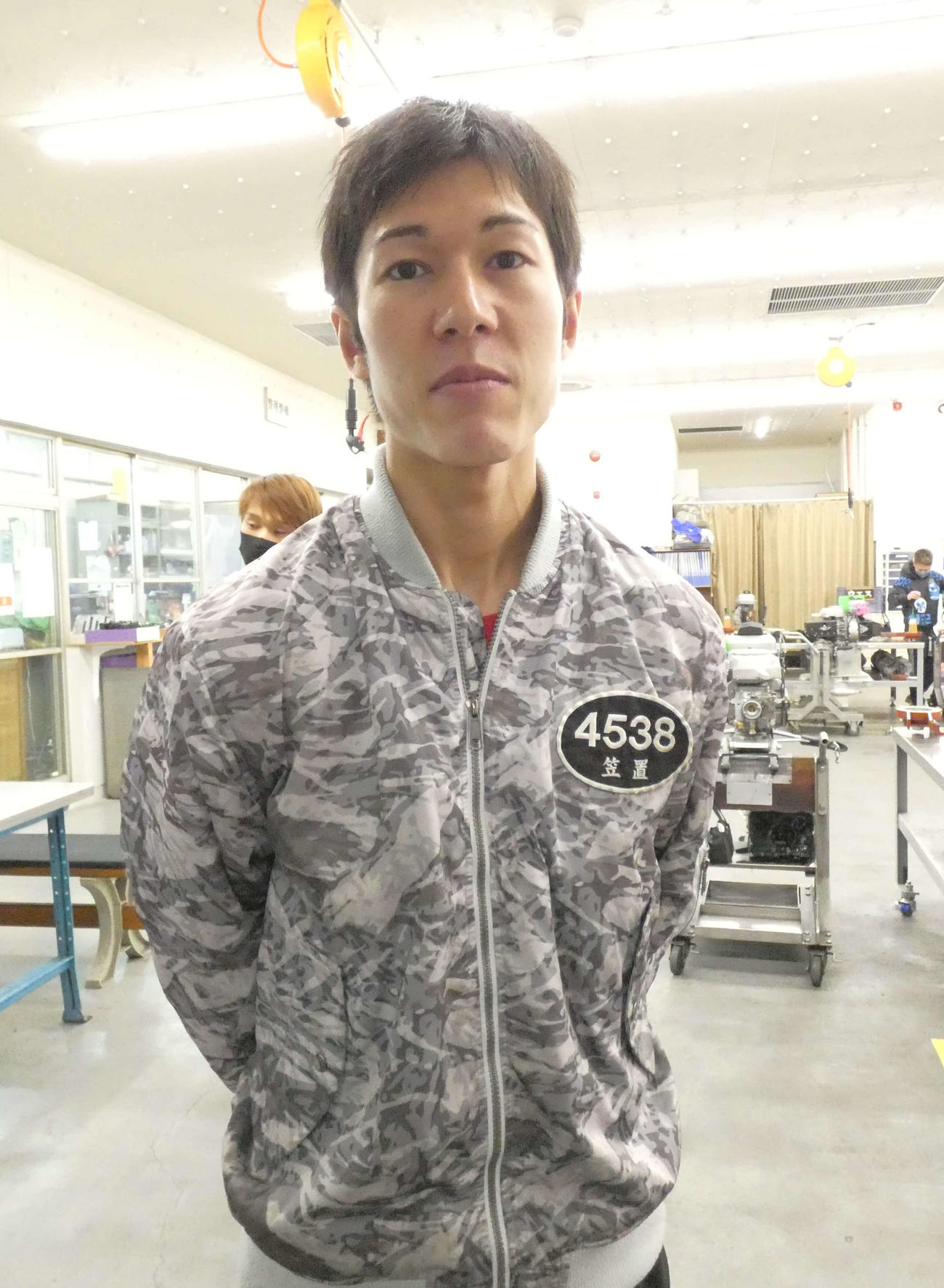 笠置博之は初日2着でスタートした（撮影・前原一樹）