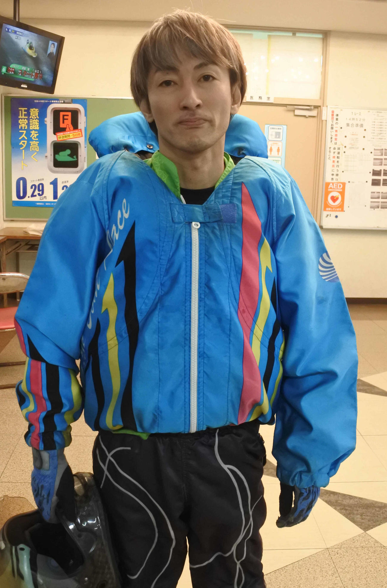 見事なカドまくを決めた中越博紀