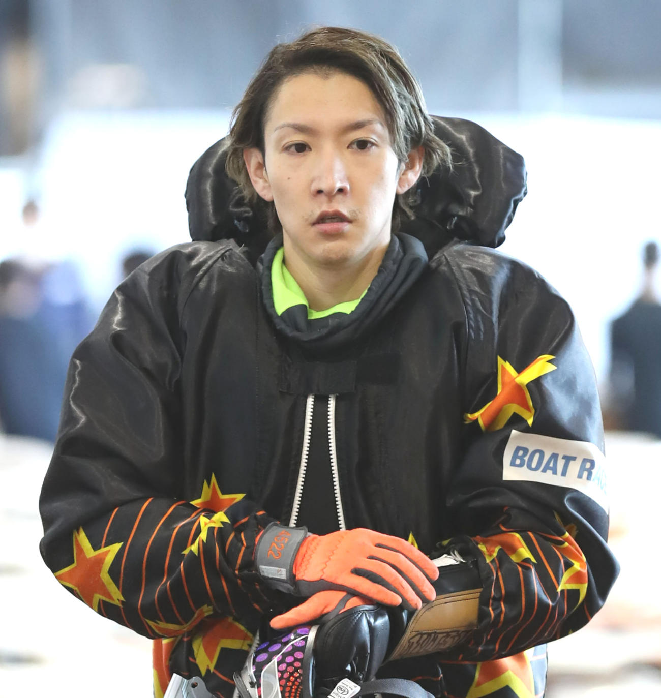 予選ラスト1着で準優3枠に入った古沢光紀（撮影・屋方直哉）
