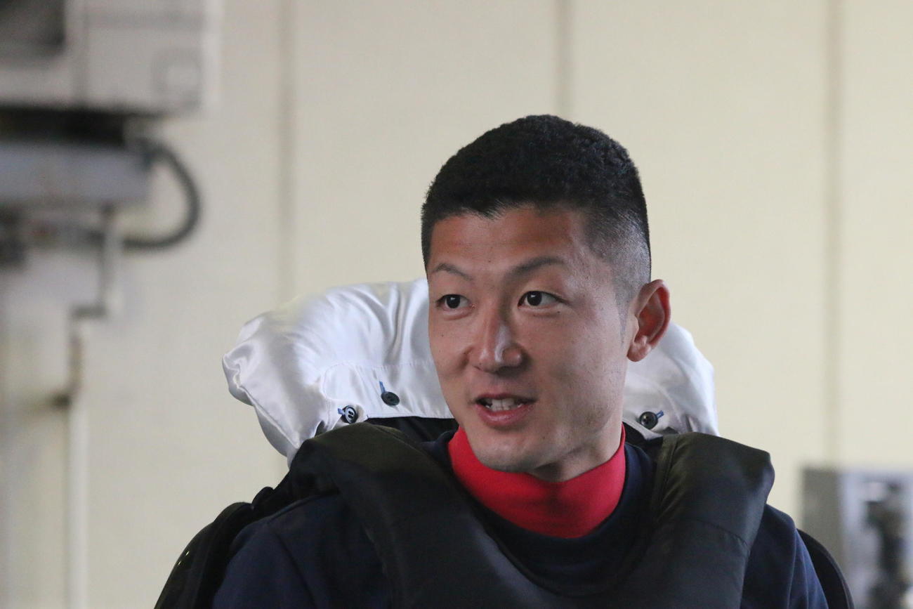 現エース格の29号機を手にした地元のフレッシュルーキー山口広樹
