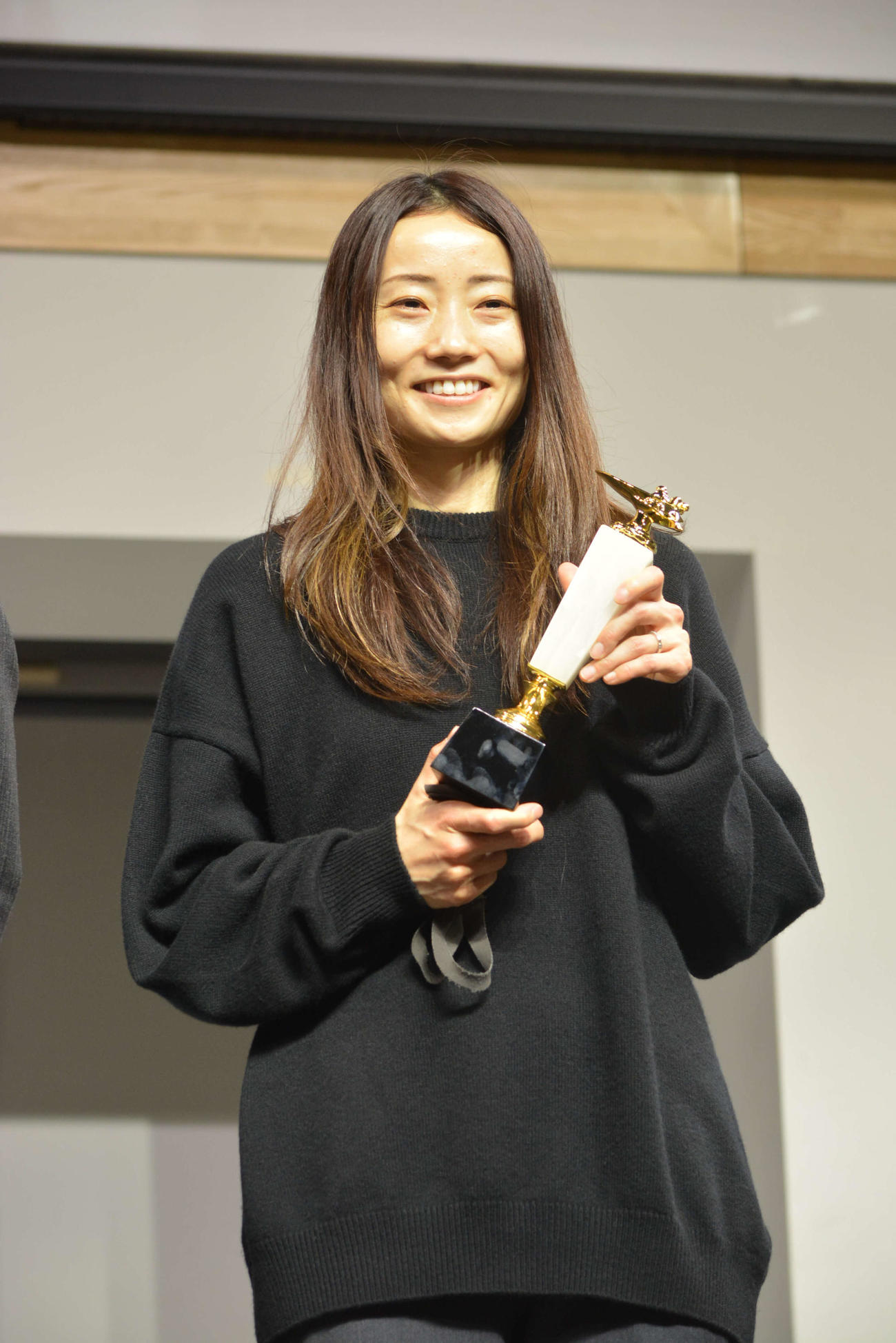優勝した浜田亜理沙