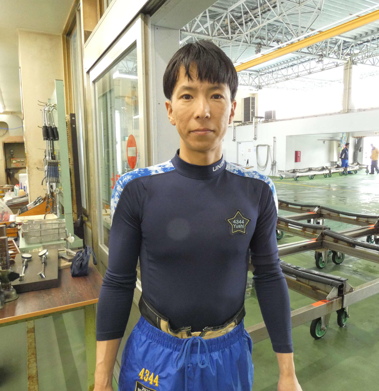 リズムいい新田雄史は初日7、12Rに登場する（撮影・前原一樹）