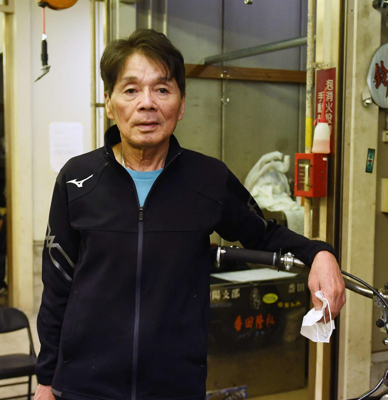 準々決勝戦を快勝した70歳のベテラン鈴木辰己（撮影・柴田隆二）