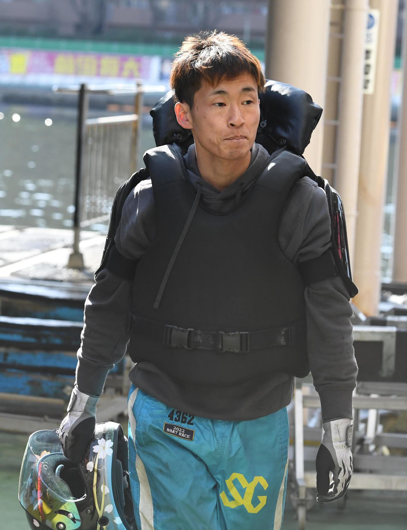 前検の土屋智則（撮影・柴田隆二）