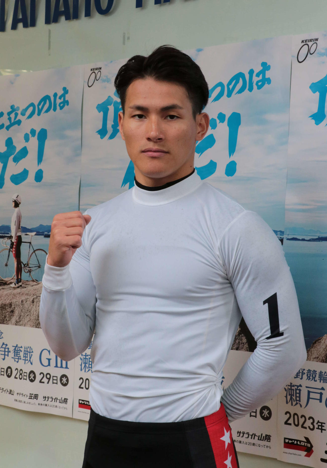 太田海也が世界レベルの脚力で1予を快勝した（撮影・山田敏明）