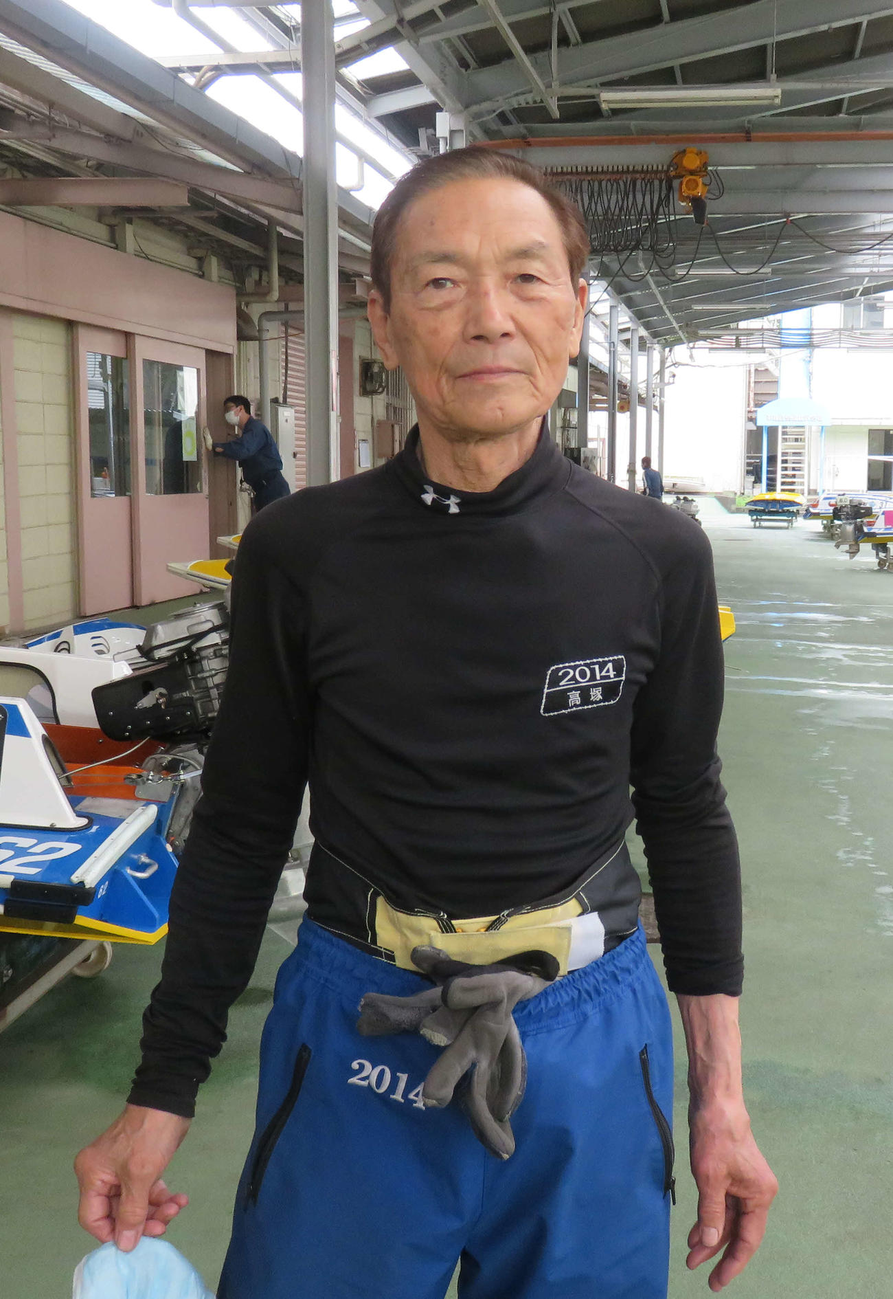 高塚清一は今月7日に76歳になった。スタート力、ハンドルはまだまだ冴えている