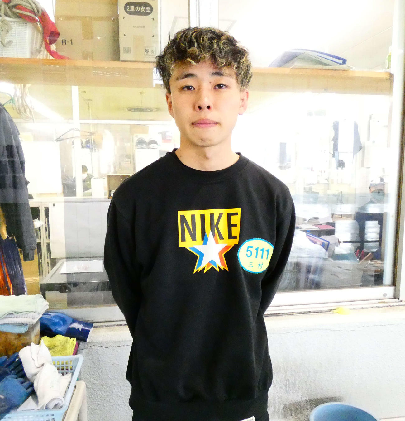 三村岳人の相棒はエース格20号機。力強さに手応えをつかんだ！（撮影・前原一樹）