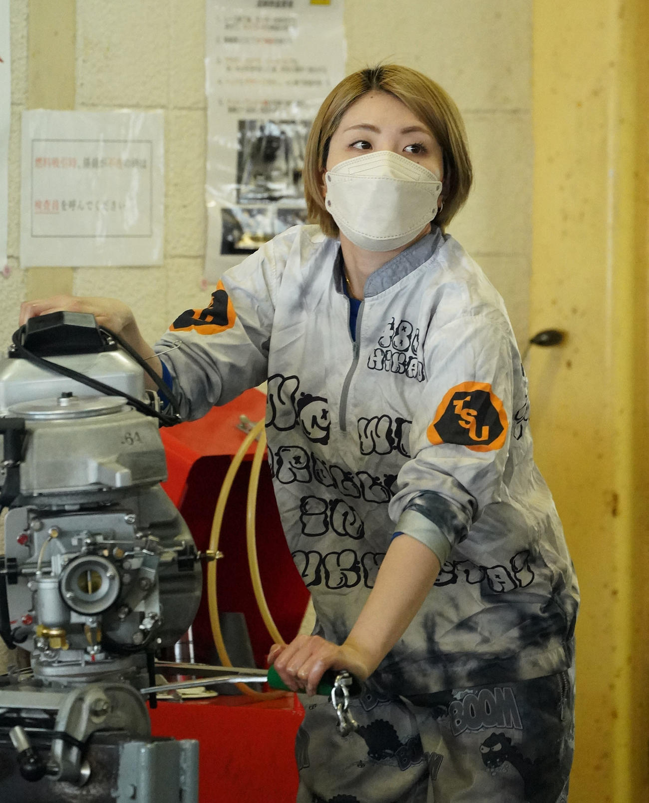 開設71周年記念G1ツッキー王座決定戦「前検日」の高田ひかる（撮影・森本幸一）