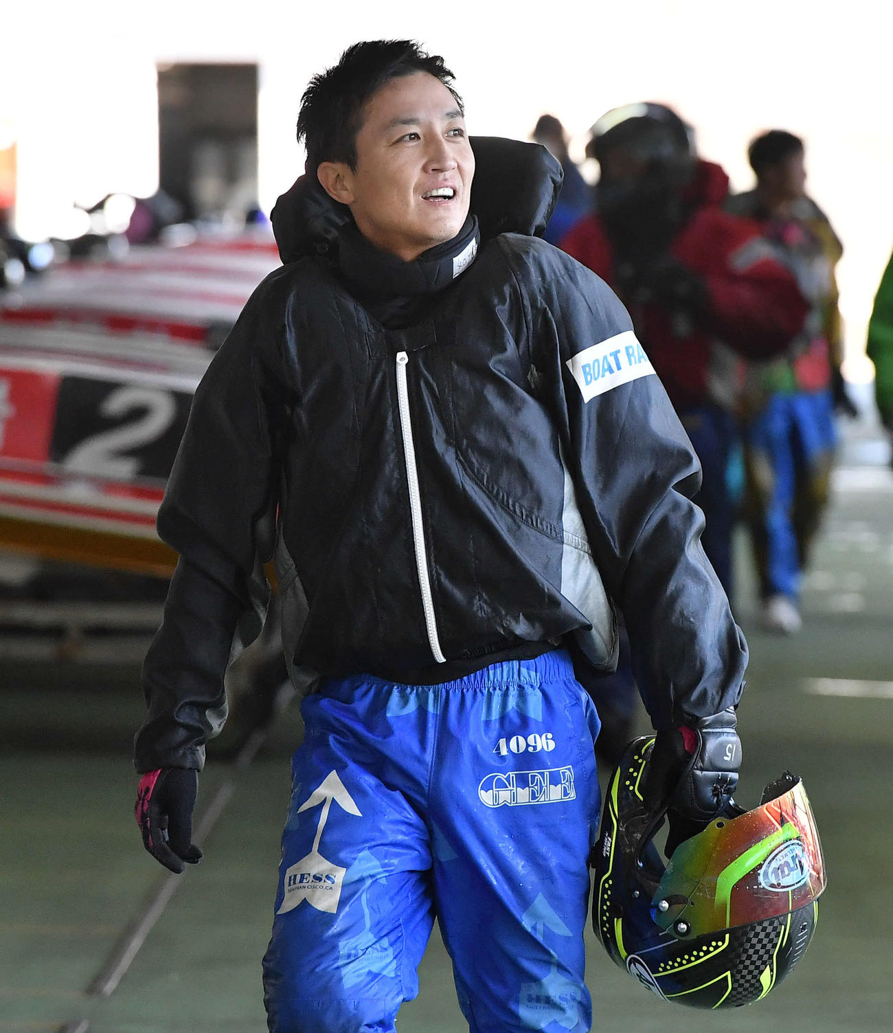 5Rを終えて引き揚げる石橋道友（撮影・岩下翔太）