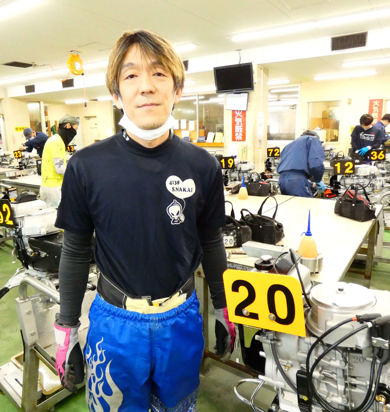 中井俊祐の20号機はエース候補。2日目8Rで巻き返す！（撮影・前原一樹）