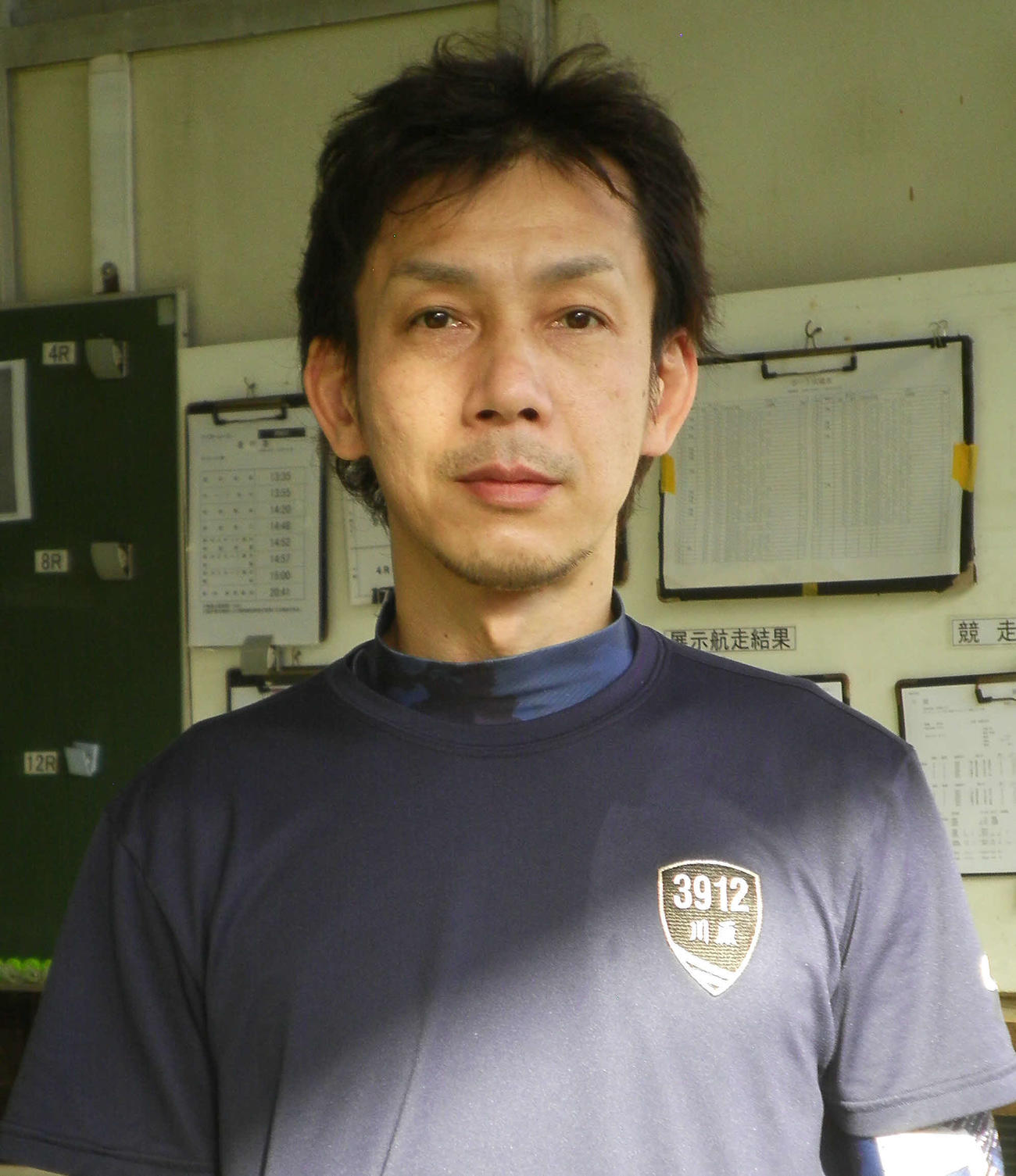 逆転で準優9Rの1枠を手にした川原正明。ツキを味方に逃げ切るか