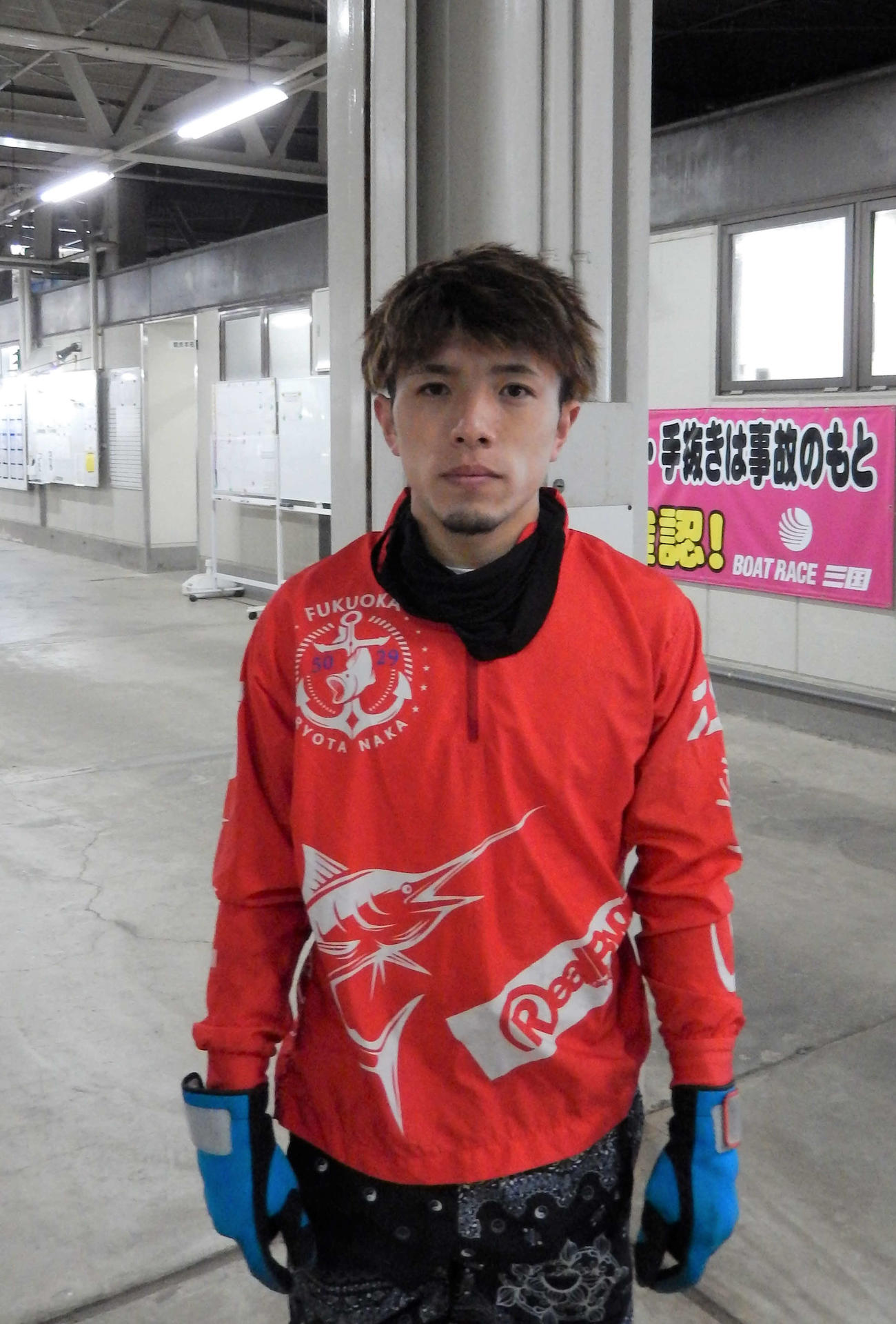 中亮太が準優1枠取りへ奮起する（撮影・田中大樹）
