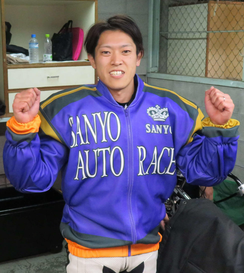 G1初制覇を果たした中村杏亮（撮影・小川将司）