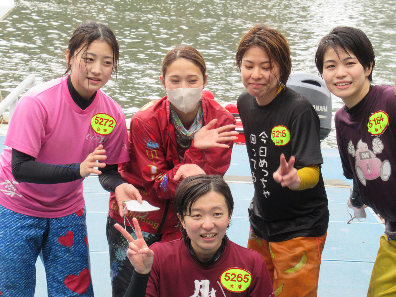 水神祭で仲間に祝福された大広咲季