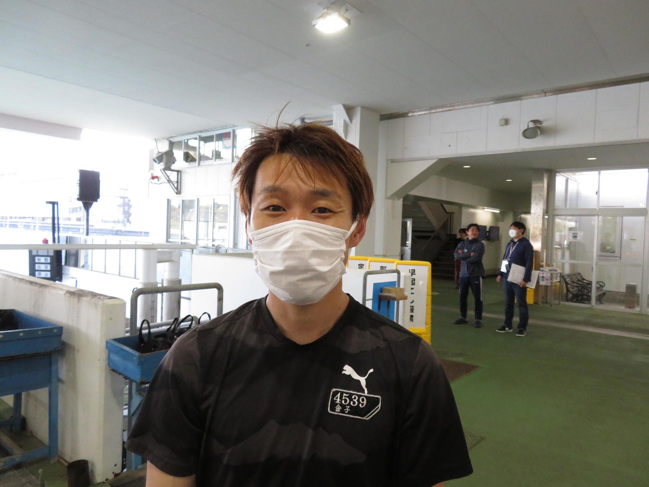 準優進出へ意欲を見せる金子賢志