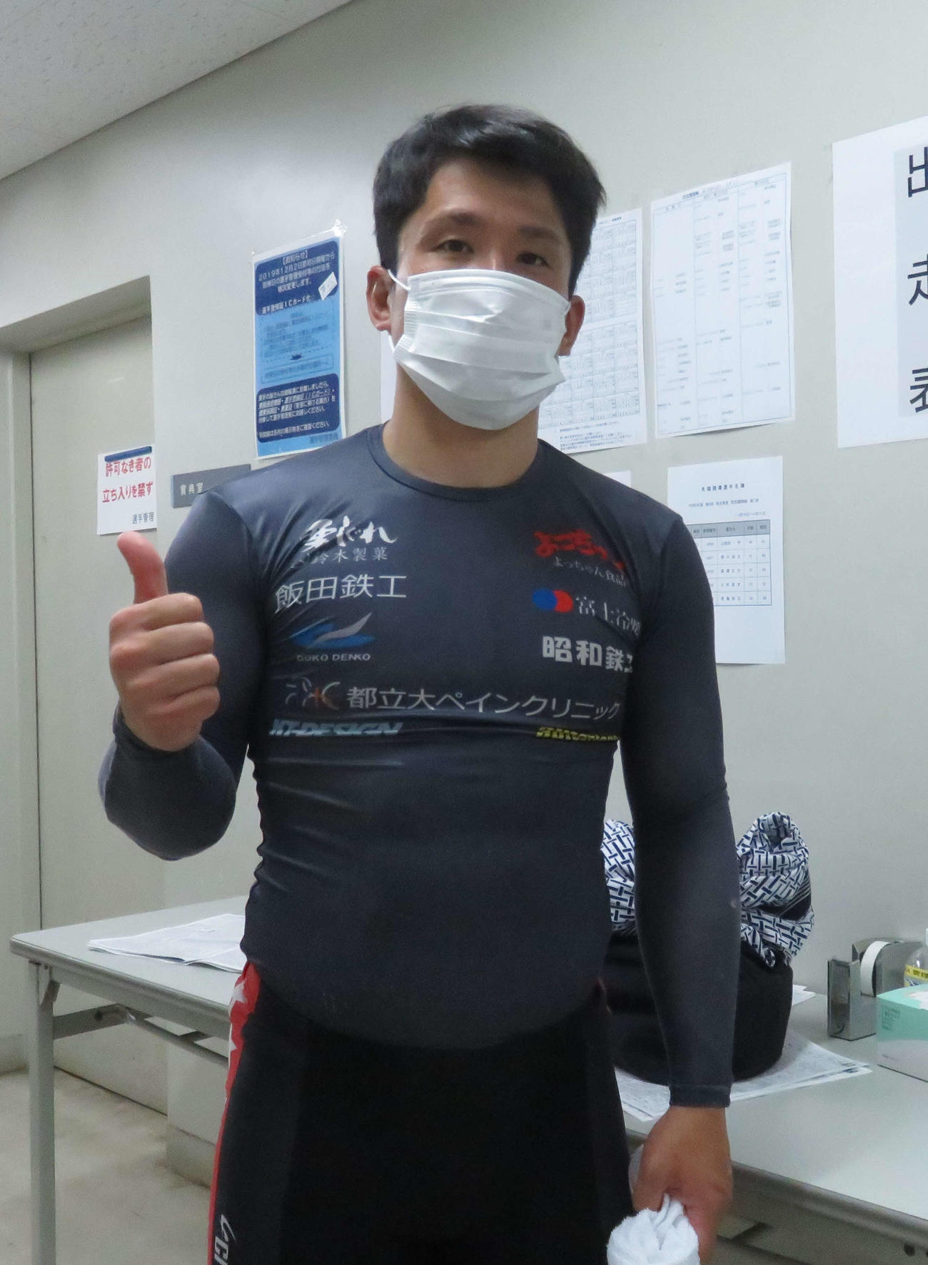 上々の気分で準決を迎える志村太賀（撮影・野島成浩）