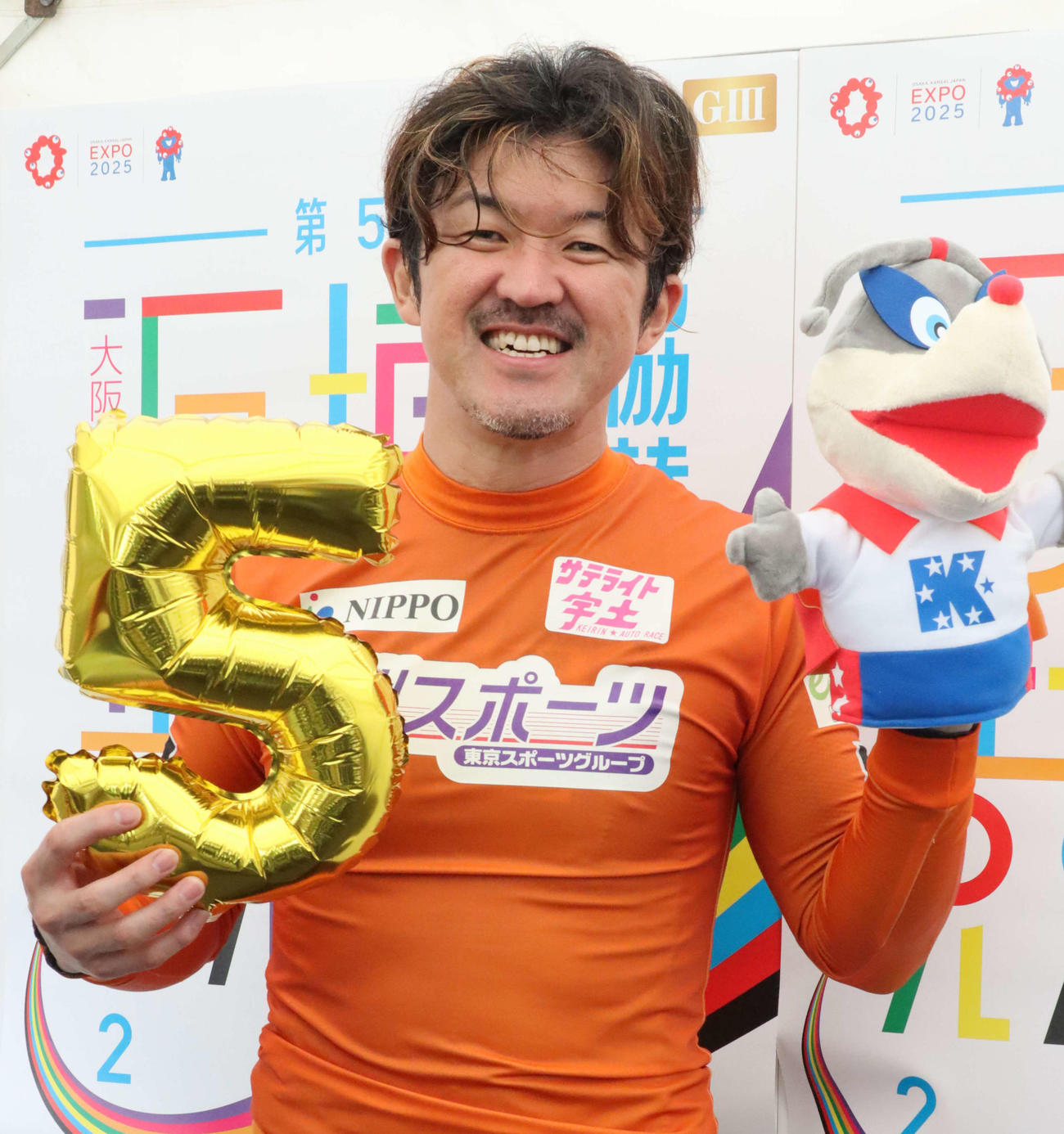 通算500勝を達成した中川誠一郎（撮影・音無剛）