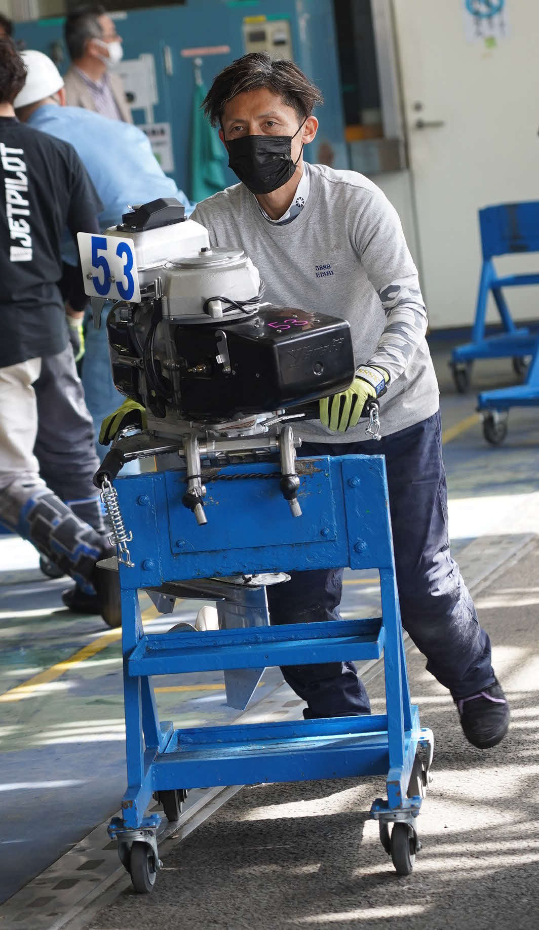 山本英志が、初日のメイン12R選抜1枠から逃げを狙う