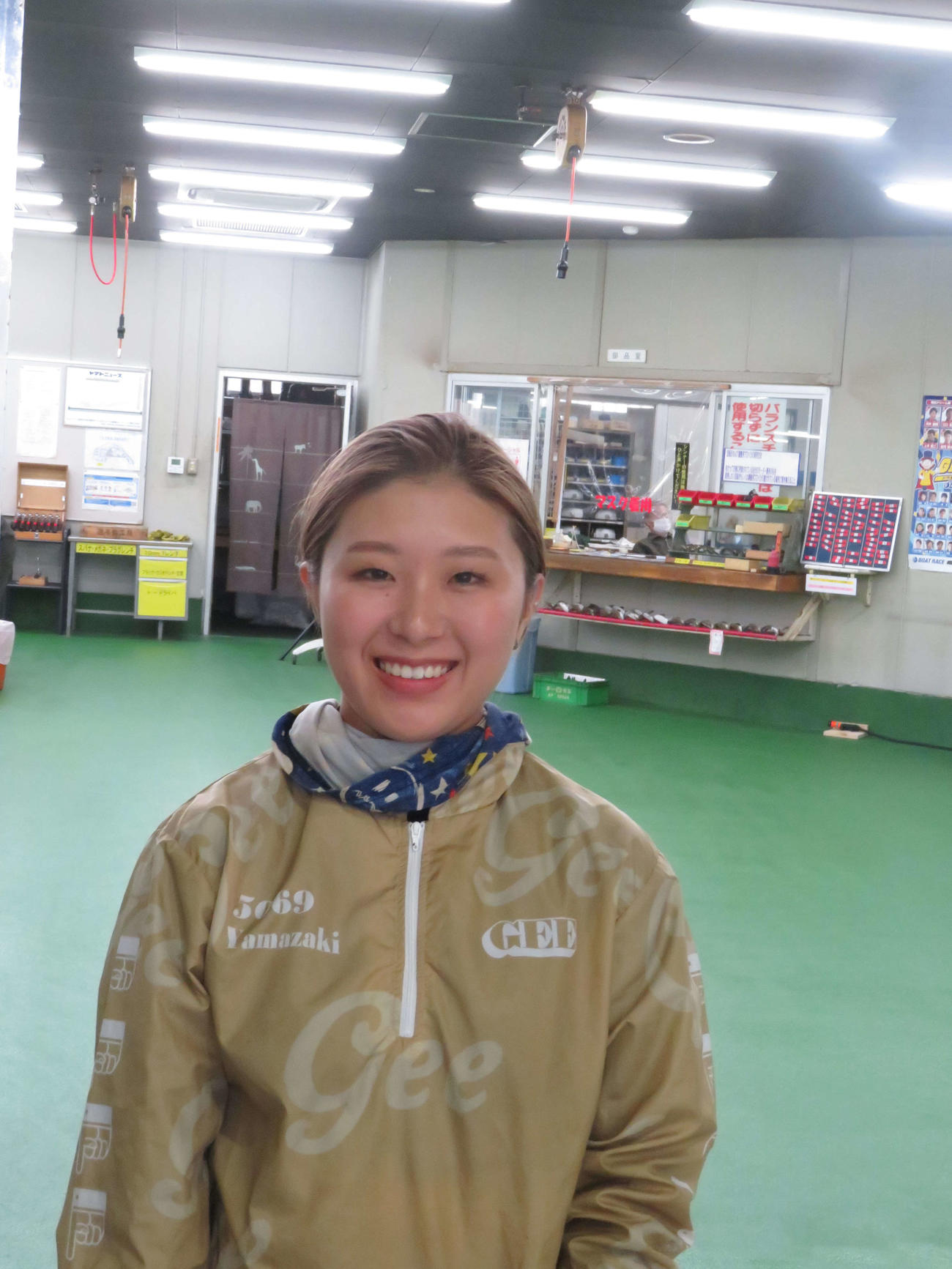 節一パワーで連勝中の山崎小葉音
