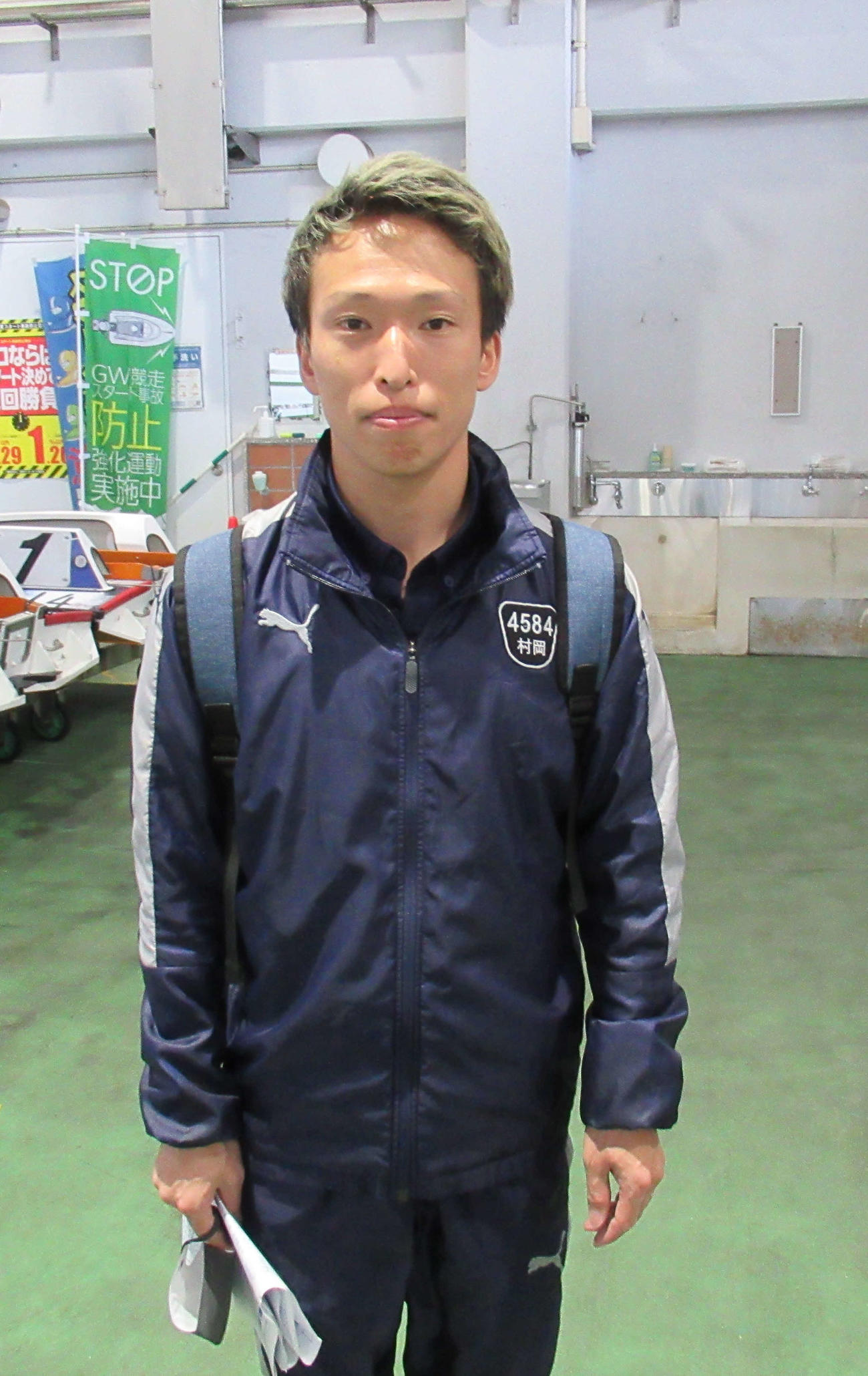 村岡賢人は初日唯一の連勝発進を決めた（撮影・高田和典）