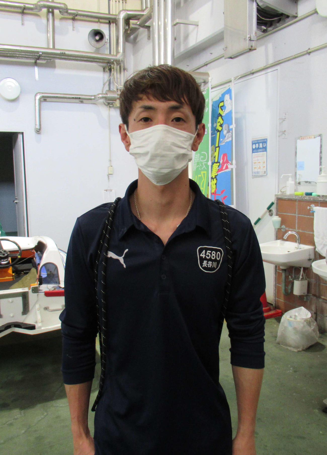 長谷川雅和はオール3連対の好リズムを生かし、3日目の外枠デーで上位着をもぎ取る（撮影・高田和典）