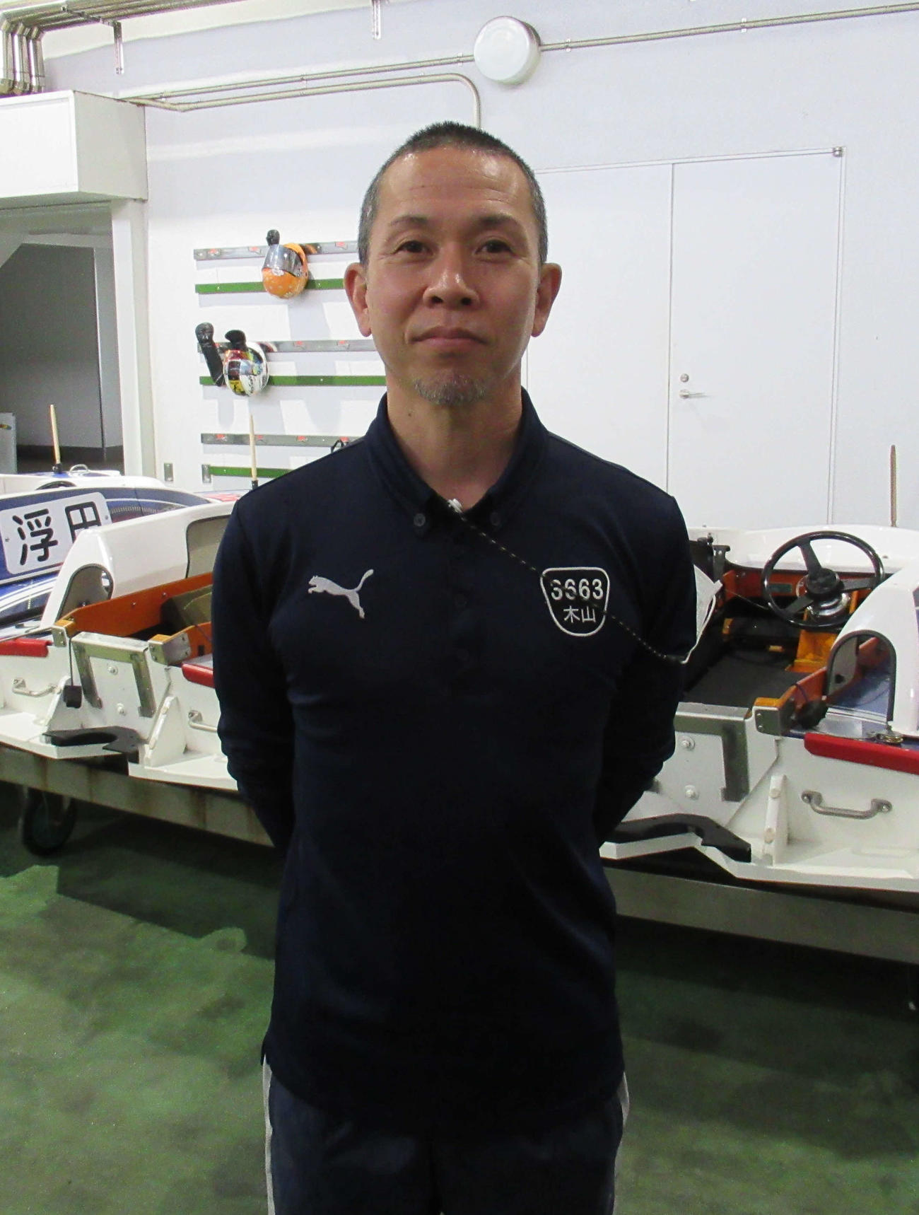 木山和幸は、スタートは「スローの方がしやすいと思う」と話す（撮影・高田和典）