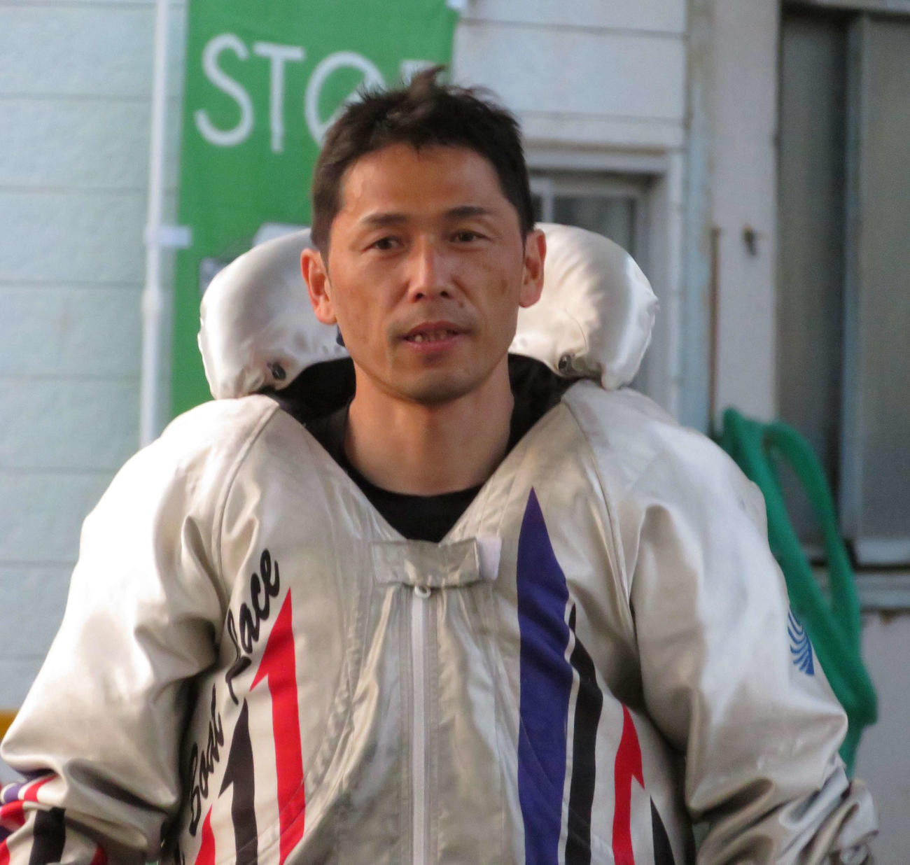 石渡鉄兵が優勝戦1枠をゲット。静水面の当地でも結果を残す。（撮影・古村亮）
