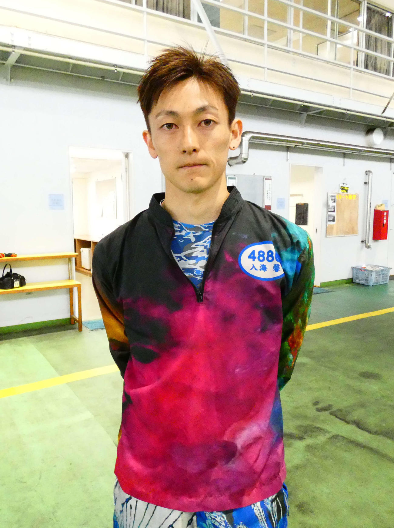 入海馨は足の仕上がりに満足感。優勝戦6枠でも侮れない存在だ（撮影・高田和典）
