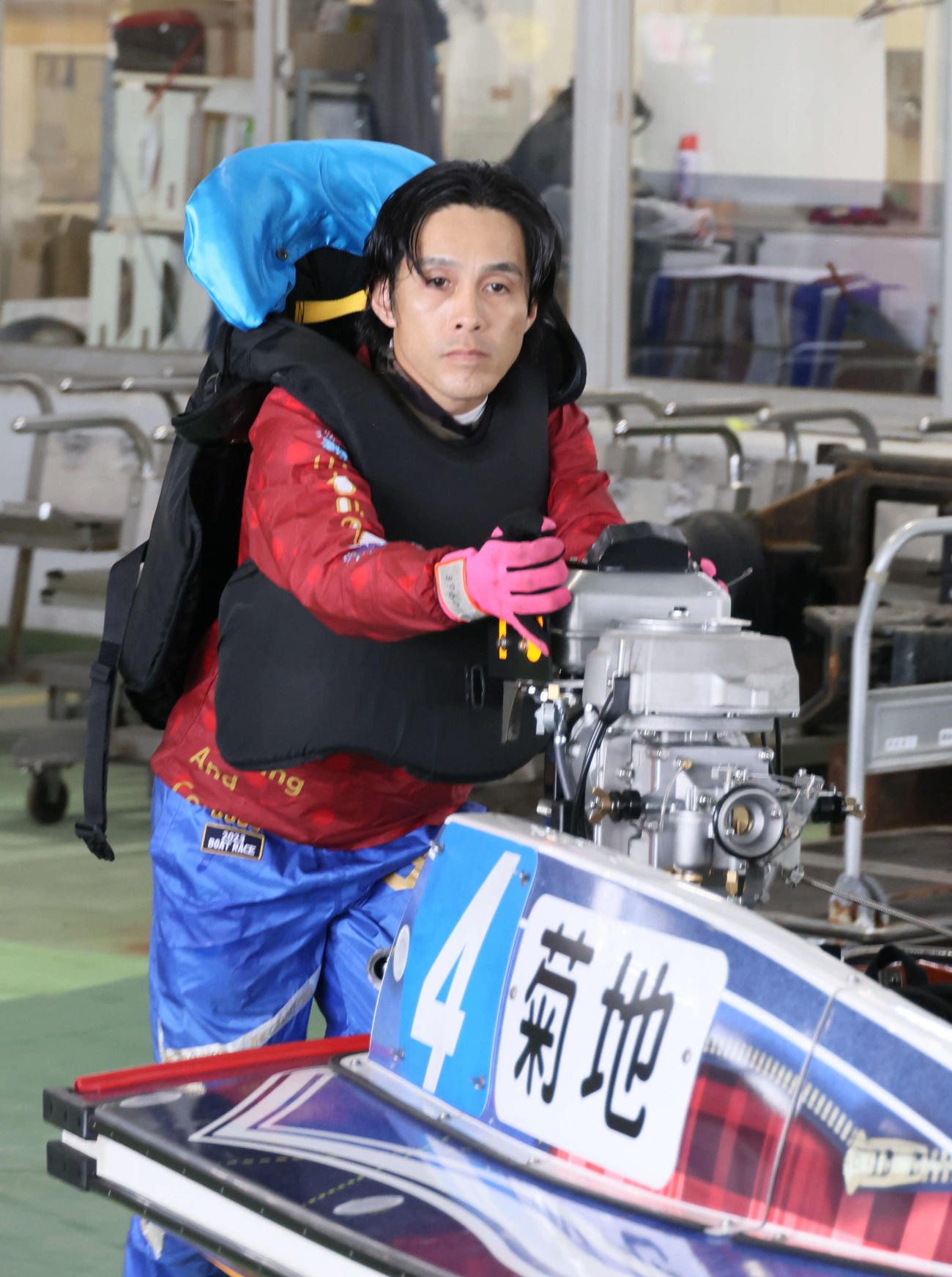 菊地孝平は準優12R6枠に登場する（撮影・加藤孝規）