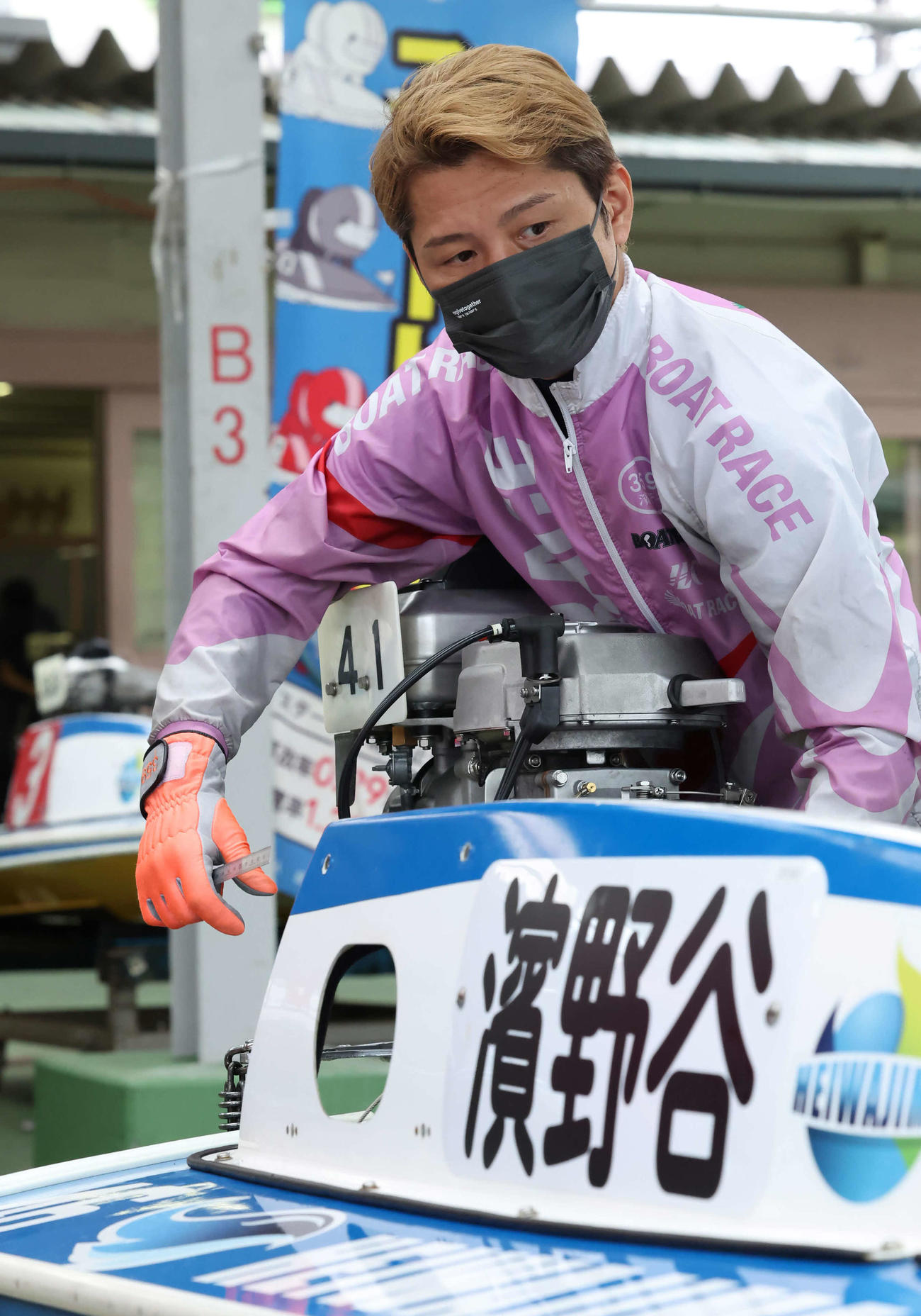手応え上々の浜野谷憲吾がドリーム戦の絶好枠で登場（撮影・丹羽敏通）