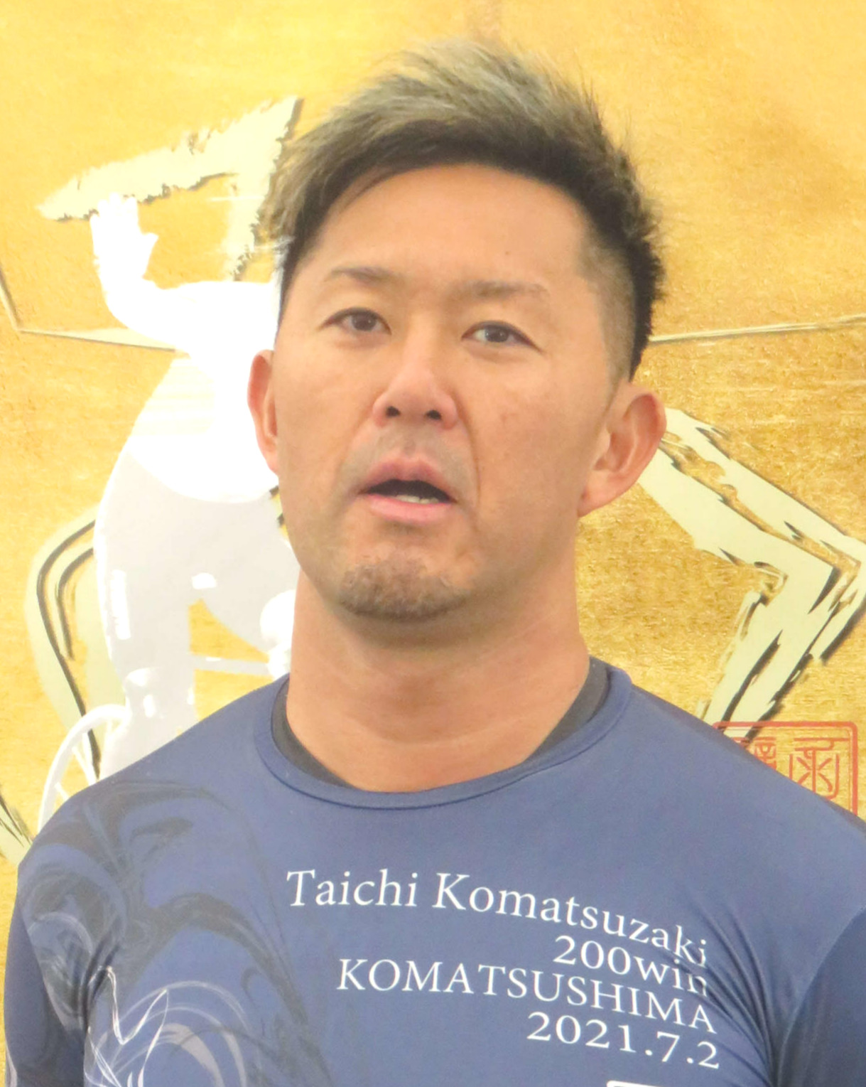 自力に転じての1着に安堵する永沢剛