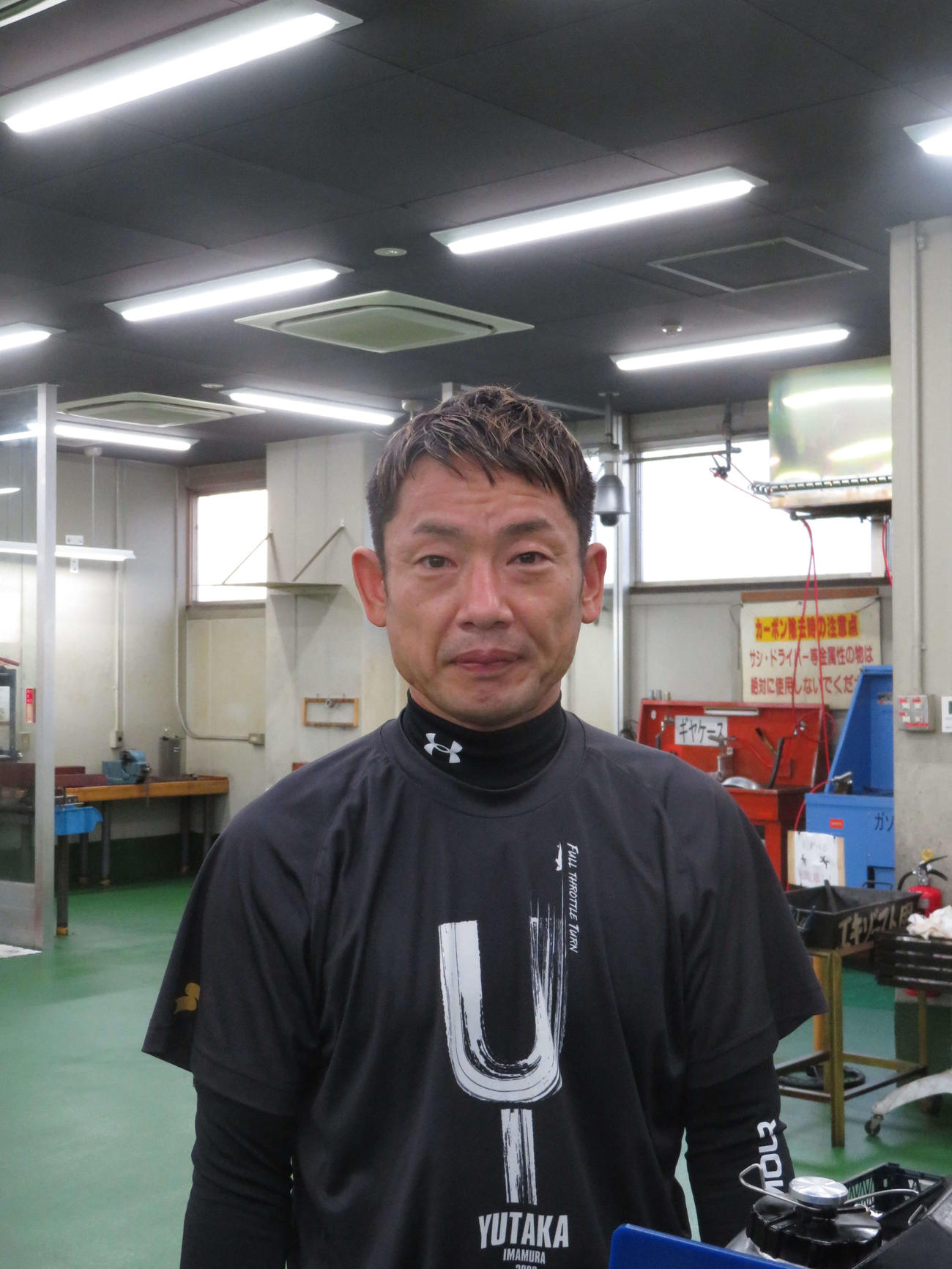 坪井康晴がペラ調整に集中する