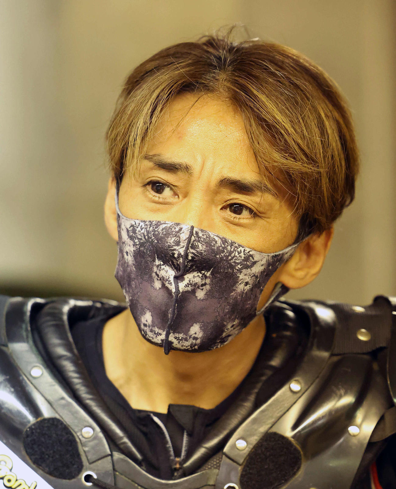 優勝戦12R、「滑っちゃったよ」と、悔しがる森且行（撮影・丹羽敏通）