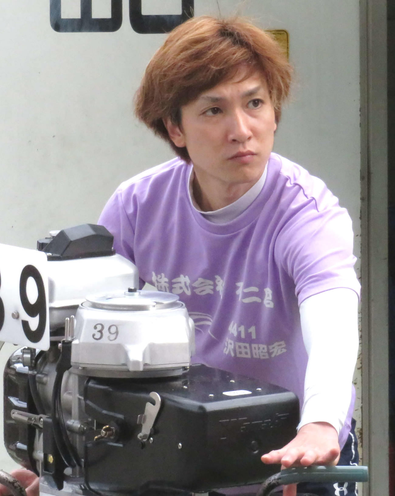 伸びに寄せた調整で一撃を狙う沢田昭宏