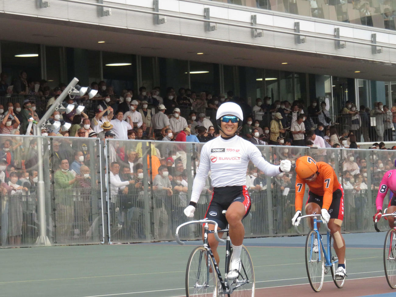 宇都宮競輪　地元G3初制覇を飾った真杉匠（撮影・野島成浩）