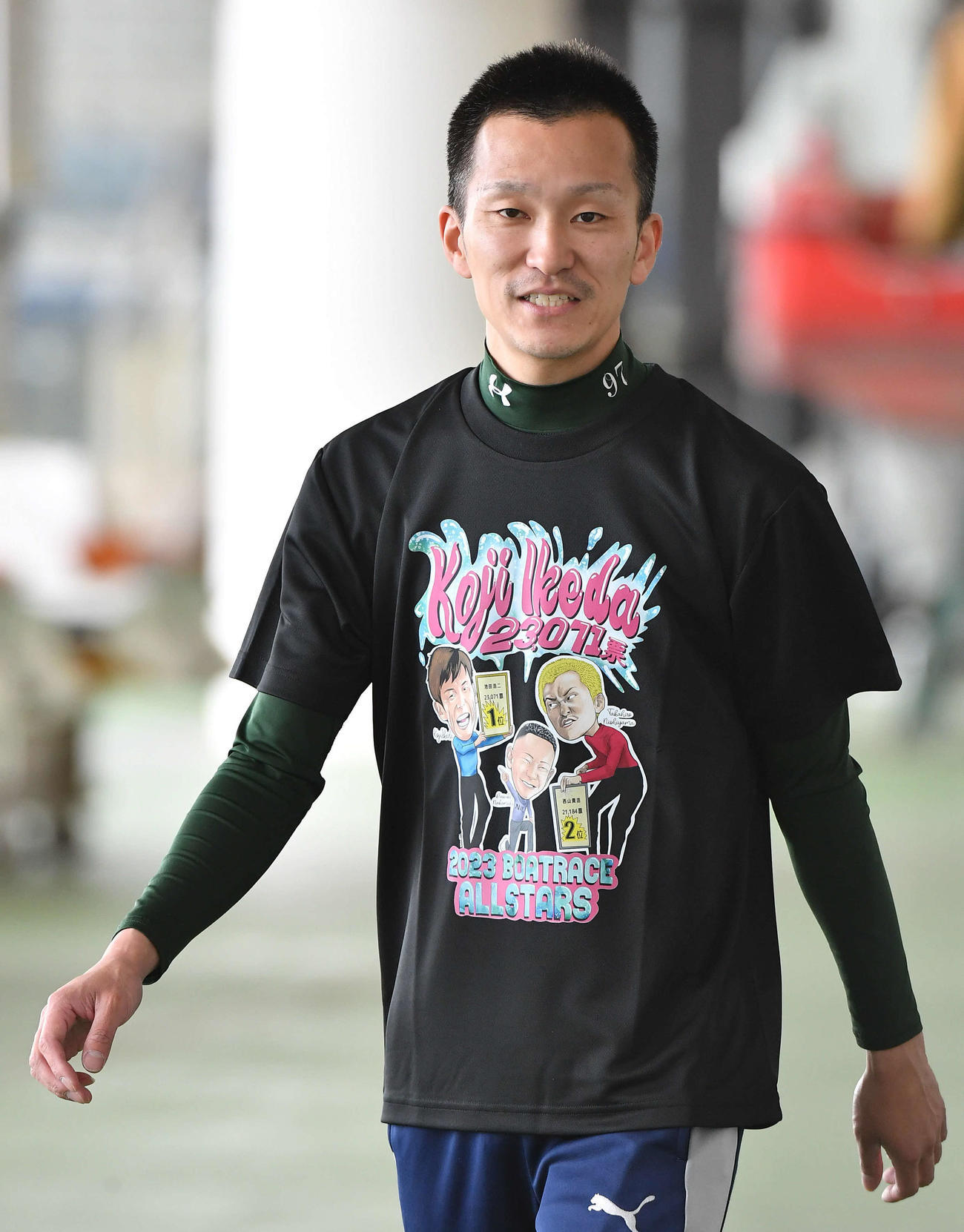 オールスターファン投票2位の西山貴浩（撮影・岩下翔太）