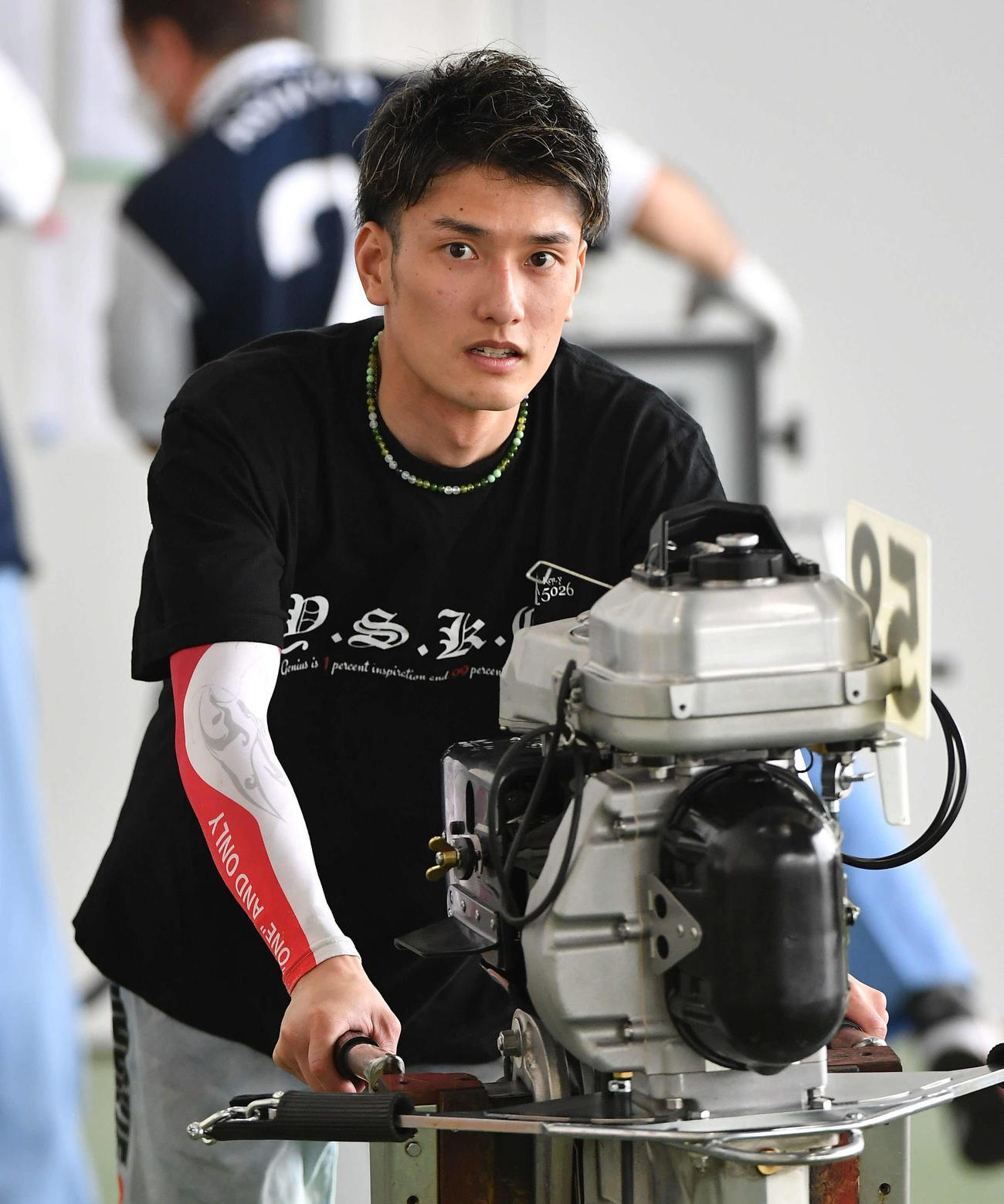 SG初出場の安河内健（撮影・岩下翔太）
