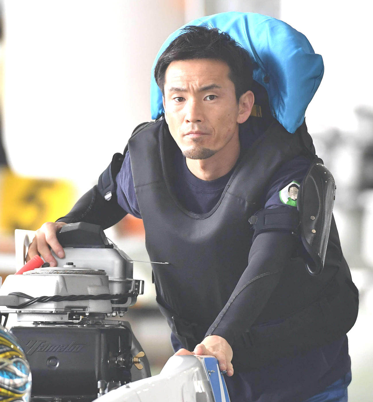 ドリーム戦4号艇の馬場貴也（撮影・岩下翔太）