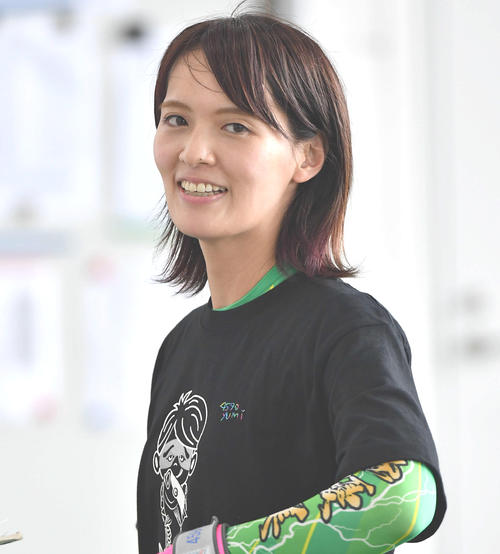 SG初出場の渡辺優美（撮影・岩下翔太）