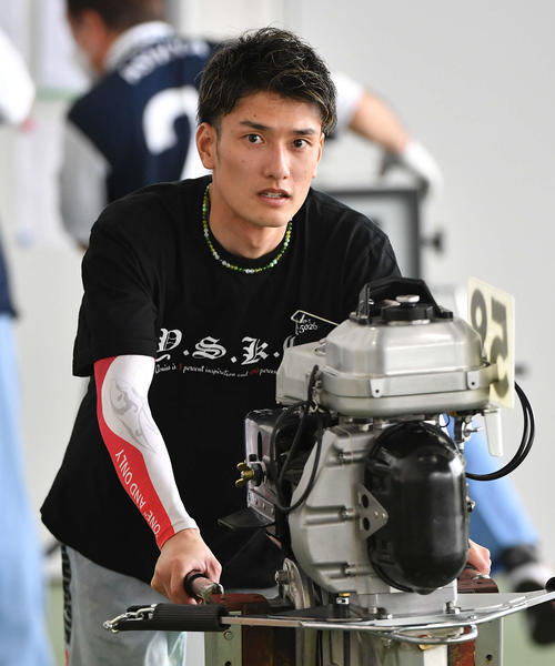 SG初出場の安河内健（撮影・岩下翔太）