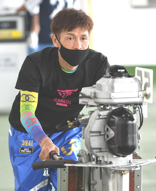 ドリーム戦1号艇の池田浩二（撮影・岩下翔太）