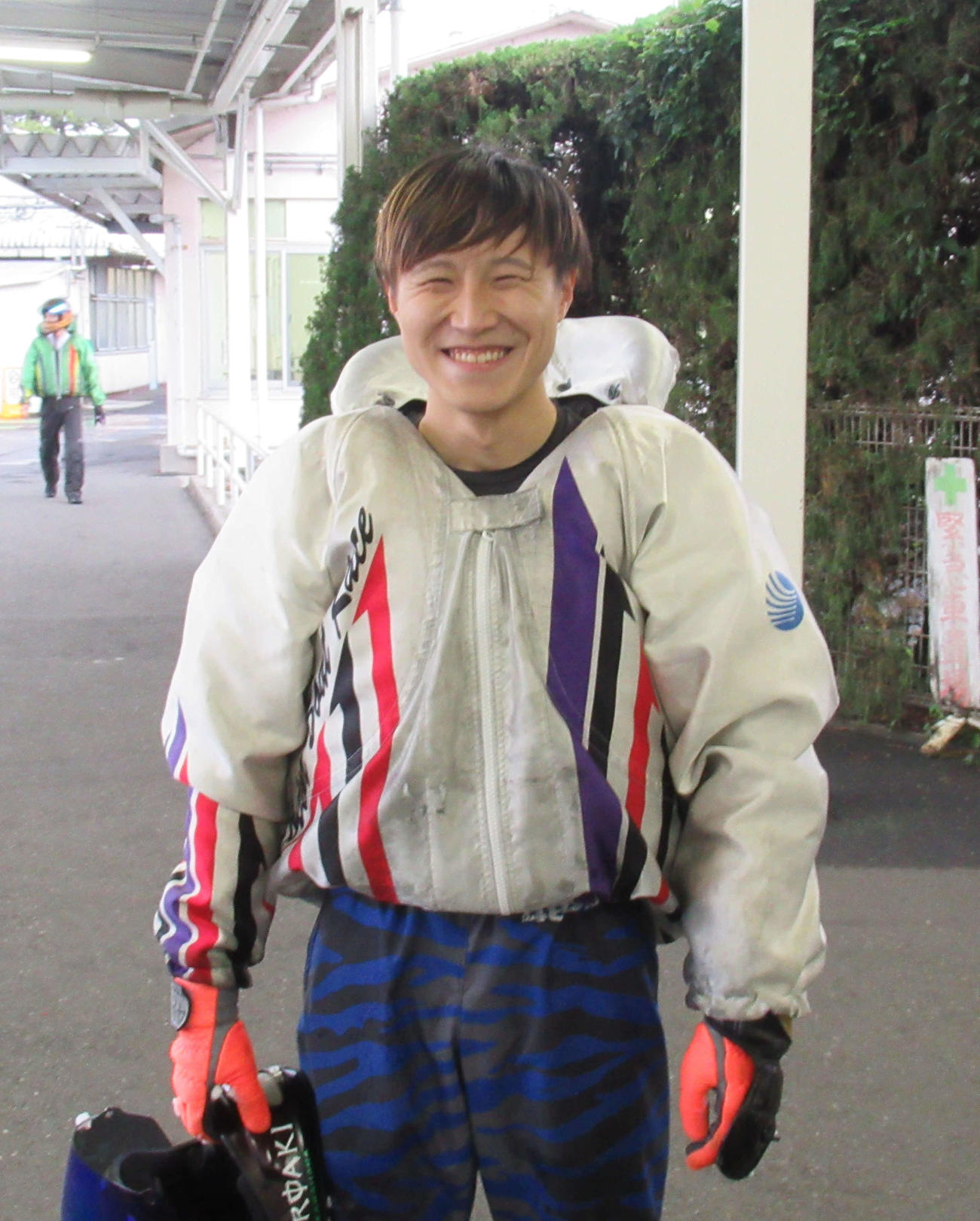 川原祐明は準優12Rをインから押し切り、優勝戦1枠をゲットし笑顔に