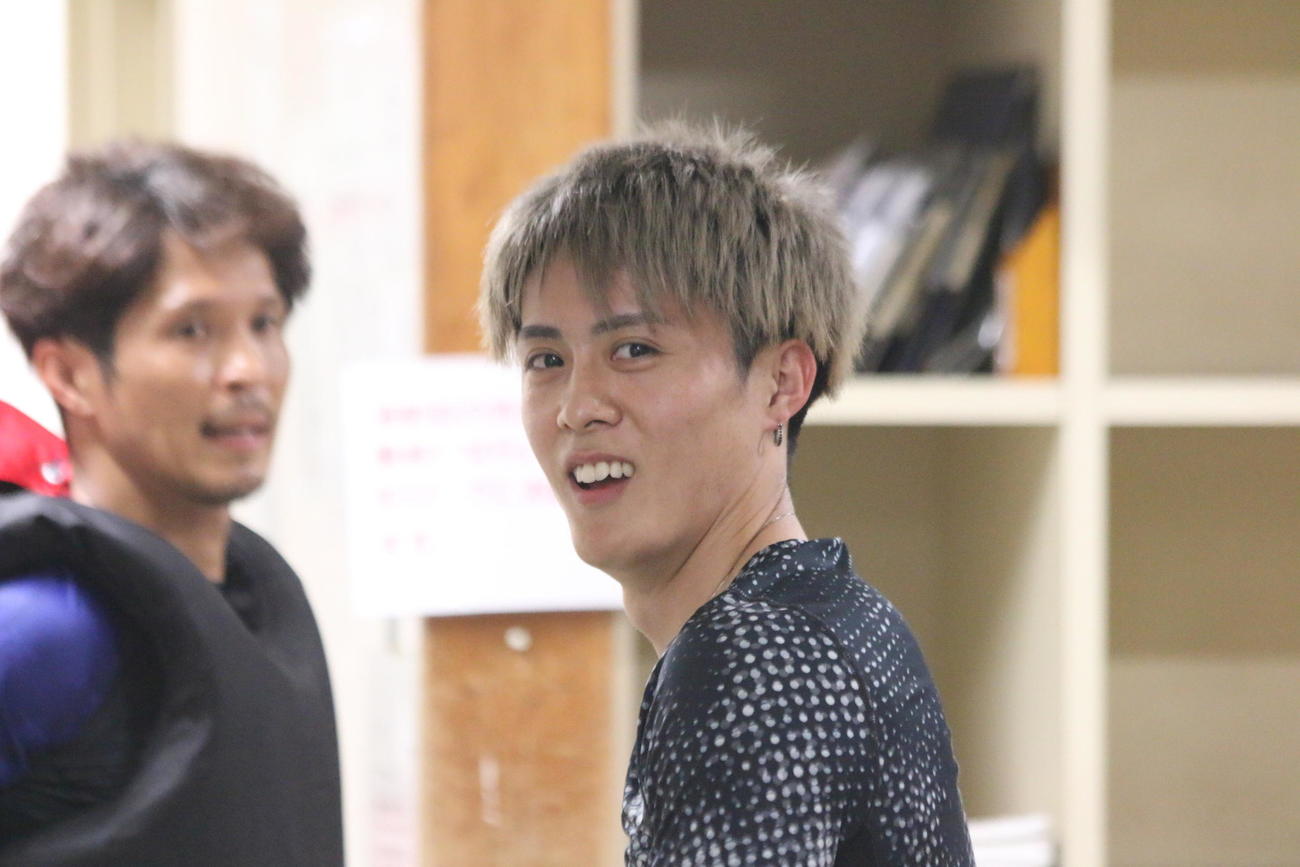 初日、デビュー2度目の連勝スタートを切った富田恕生